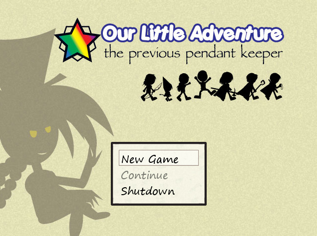 The Game's Title Screen